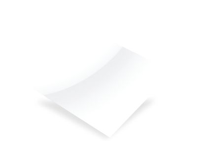 Tôle aluminium lisse laqué blanc 500 x 250 mm épaisseur 1 mm CQFD