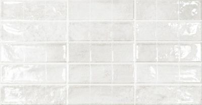 Faïence blanche murale intérieur effet zellige blanc COOL ép 9,5 mm 31,6 x 60 cm paquet de 1,52 m² CERAM INDUSTRIE