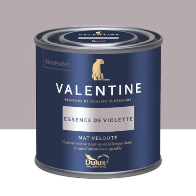 Peinture Valentine Mat Velouté Essence de Violette 125 mL - DULUX VALENTINE