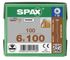 Vis tête disque Torx 6 x 100 mm par 100 SPAX