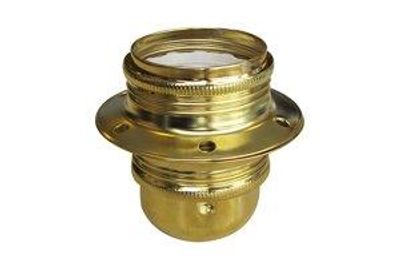 Douille électrique E27 avec double bague laiton - TIBELEC