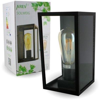 Applique extérieur E27 Solweig anthracite IP44 7W 800 lumens blanc chaud - ARLUX