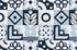 Tapis Boston carreaux de ciment noir 40 x 60 cm - ID HOME