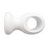 Support à oeil en bois diam 20 mm Finition Blanc laqué - MOBOIS