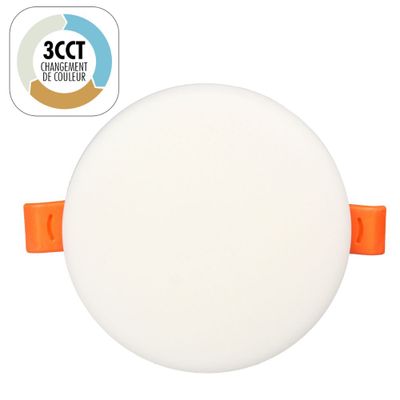 Spot LED encastrable frameless ajustable et extra-plat Ø100mm - Onyx ARLUX