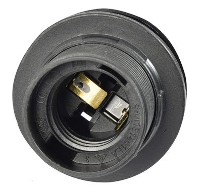 Monture plastique E27 pour suspension noir - GEFOM