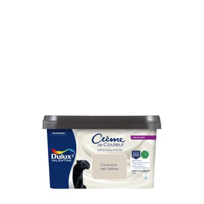 Peinture crème de couleur Caravane des Sables velours 2,25L - DULUX VALENTINE