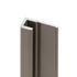 Profilé de finition taupe pour panneaux muraux de 210 cm - SCHULTE