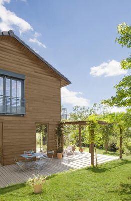 Lasure Haute Protection 8 ans satin  chêne moyen 5 Litres +20 % Gratuit V33