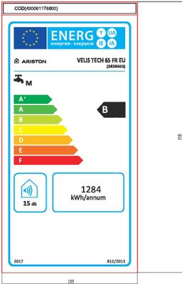 Chauffe-eau électrique 65L multiposition Velis Tech - ARISTON