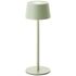Lampe à poser extérieur rechargeable LED Jona vert IP44 170 lumens blanc chaud - BRILLIANT