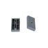Lot 200 clips de fixation plastique lame terrasse composite grise WPC - SAB COMPOSITES