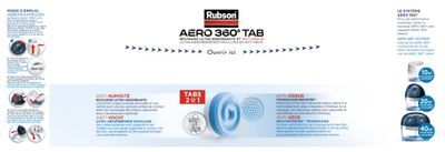 Recharges pour absorbeur d'humidité Aéro 360° par 6 RUBSON