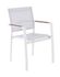 Fauteuil de jardin empilable GAMES aluminium crème chêne - PROLOISIRS