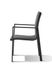 Fauteuil de jardin AJACCIO aluminium noir - BOCARNEA