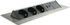 Bloc multiprise pivotant acier 3 prises USB A+C ARLUX