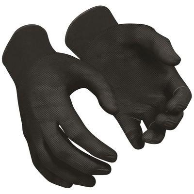Gants de protection nitrile noirs taille 10 par 100 - AUTOBEST