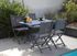 Table de jardin pliante GUERIDON aluminium graphite 110 x 70 cm, Livraison à domicile incluse - PROLOISIRS