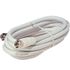Cordon prolongateur coaxial 10m avec connecteur F SEDEA