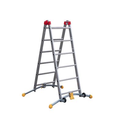 Echafaudage roulant pliable multifonction CombiLot 5 - 2,40 / 4,40 m aluminium - HAILO