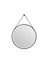 Miroir LED Barber Black diamètre 75 MP GLASS