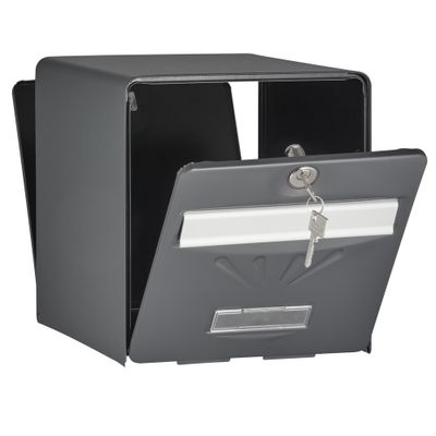 Boîte aux lettres Balnéaire 2 portes anthracite BURG-WÄCHTER