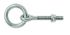 Anneau d'écurie écrou acier zingué 100 mm diamètre fil 10 mm diamètre intérieur anneau 50 mm CHAPUIS