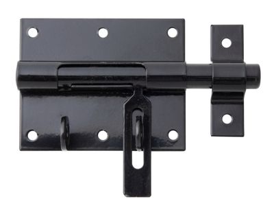 Verrou box cadenas diamètre 14 mm noir - ALBERTS