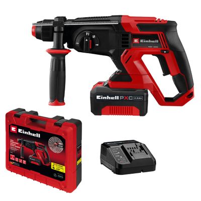 Marteau perforateur PXC sans fil avec batterie 4 Ah TE-HD 18/20 - EINHELL
