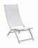 Fauteuil de jardin summer 2  lounge en aluminium crème et toile blanche PROLOISIRS Livraison à domicile incluse