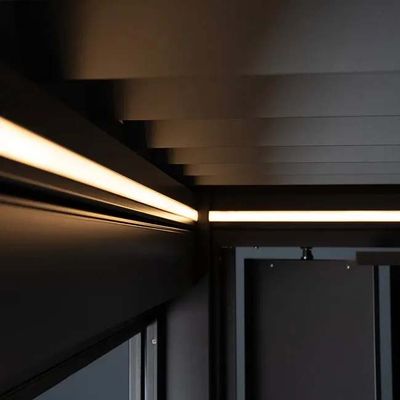 Éclairage LED blanc chaud pour Pergola T. 3,5x3 / 4x3 - BIOHORT