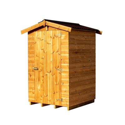 Abri de jardin en bois traité avec plancher 1,35 m², Livraison à domicile incluse - HABRITA