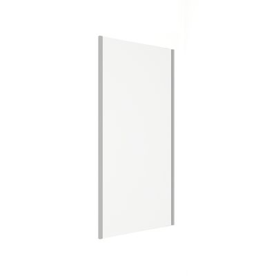 Paroi de douche latérale fixe 90x195 cm profilé chrome verre transparent 6 mm Serenity - OCEA