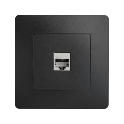 Prise RJ45 multimédia noir Caly - DEBFLEX