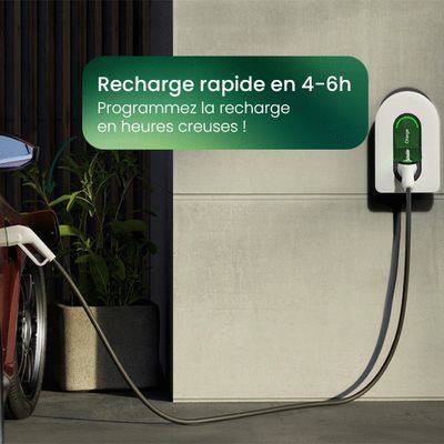 Borne de recharge voiture électrique charge paramétrable - SCHNEIDER ELECTRIC