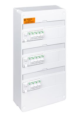 Tableau électrique pré-équipé Resi9XP 3 rangées pour logement T3 à T5 - SCHNEIDER ELECTRIC
