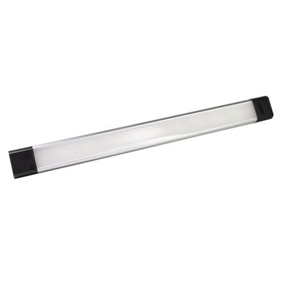 Réglette LED 30 cm avec interrupteur infrarouge Leopolis noir 380 lumens blanc variable - TIBELEC