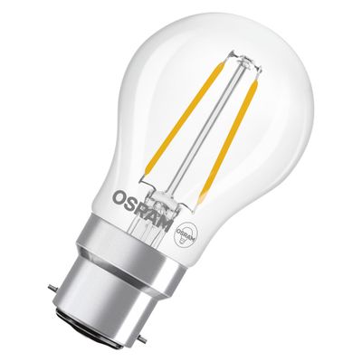 Ampoule LED B22 sphérique à filament 2.5 W = 250 lumens blanc chaud - OSRAM