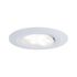 Spot LED encastrable salle de bain IP65 et BBC orientable whiteswitch Blanc - Calla PAULMANN