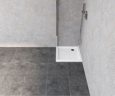 Receveur de douche 70x70 cm acrylique blanc Baltia - OCEA