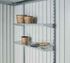 Fixations verticales 173 cm par 2 pour abri Europa ou armoire BIOHORT Livraison à domicile incluse