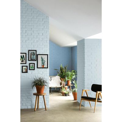 Peinture crème de couleur Lune Cendrée Satin 0,5 L - DULUX VALENTINE