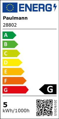 Ampoule LED GU5.3 blanc/argent  5 W = 440 Lumens blanc chaud - PAULMANN