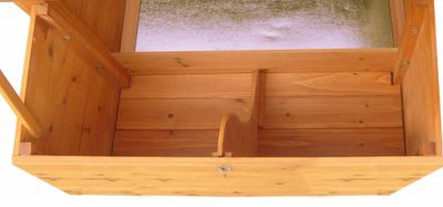 Poulailler en bois bi corps 2,13 m² double toit bitumé, Livraison à domicile incluse - HABRITA
