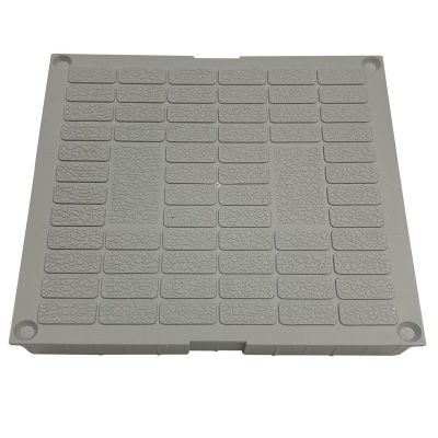 Tampon PP pour regard ou réhausse 200 x 200 mm Gris - FITT