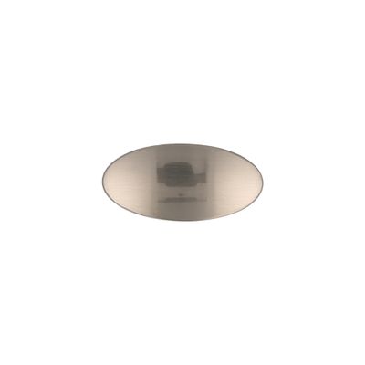 Bouton de meuble ovale gris nickel 41 x 20 mm REI