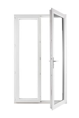 Porte-fenêtre PVC blanc 2 vantaux H.215 x l.120 cm CLOSY