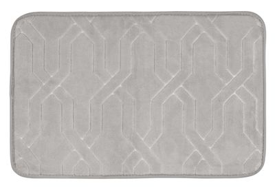 Tapis de bain taupe 40x60 cm Camiers - WENKO