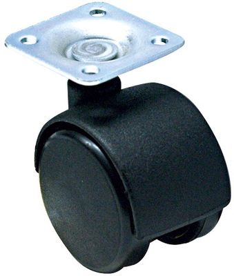 Roulette pivotante à platine diamètre 42 mm