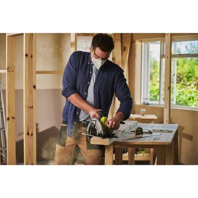 Scie circulaire Brushless 18V ONE+ sans batterie ni chargeur RCS18X1-0 - RYOBI